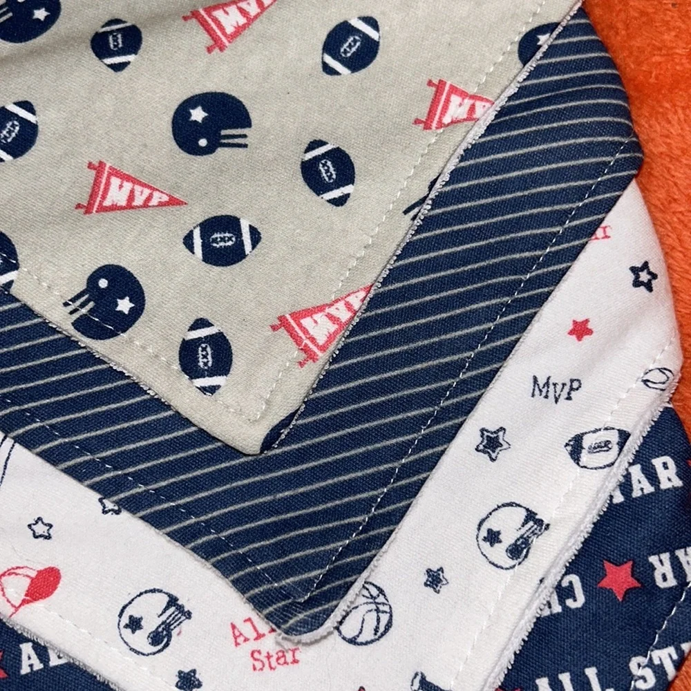 Boy Football 🏈 Bibs Set of 4